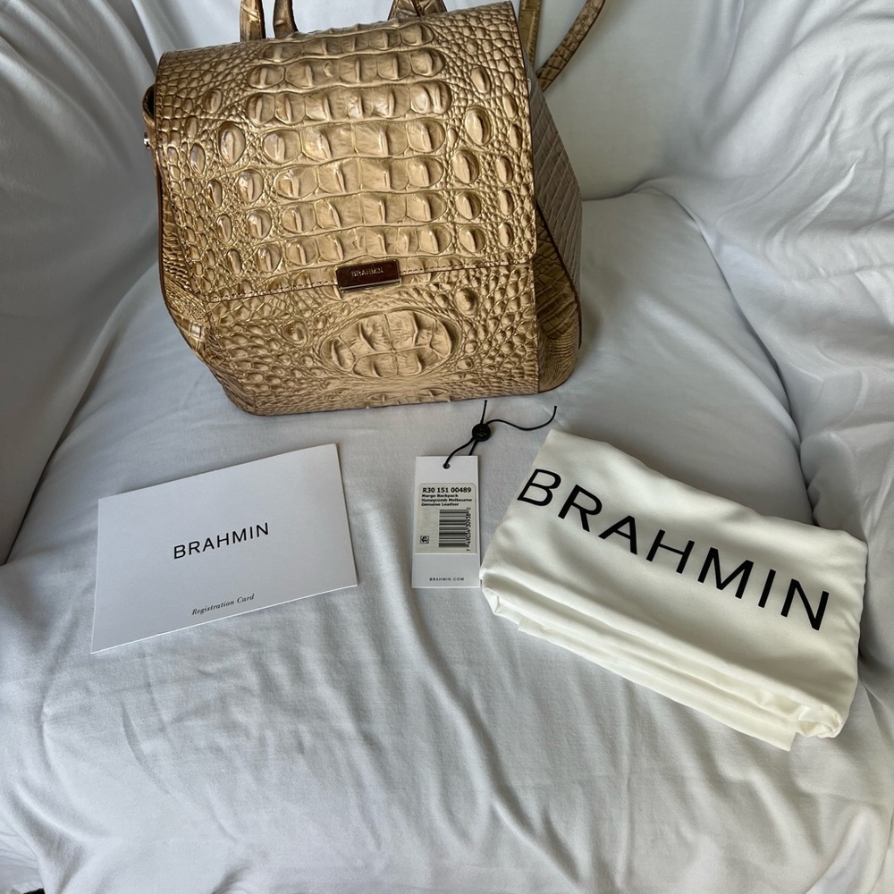 Brahmin Margo Backpack Honey Comb Melbourne